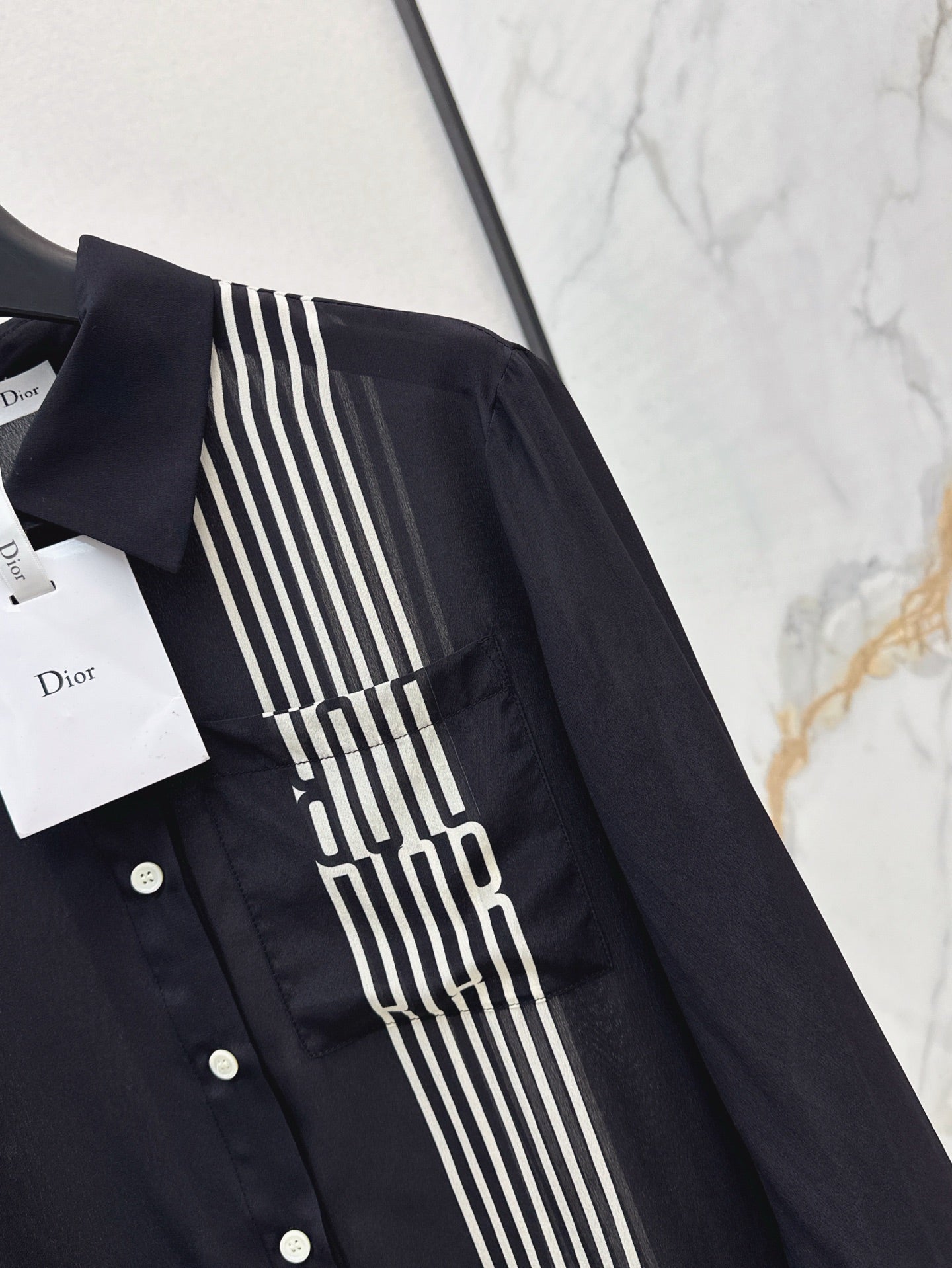 D 25ss miss silk shirt
