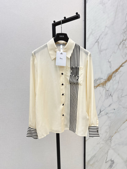 D 25ss miss silk shirt