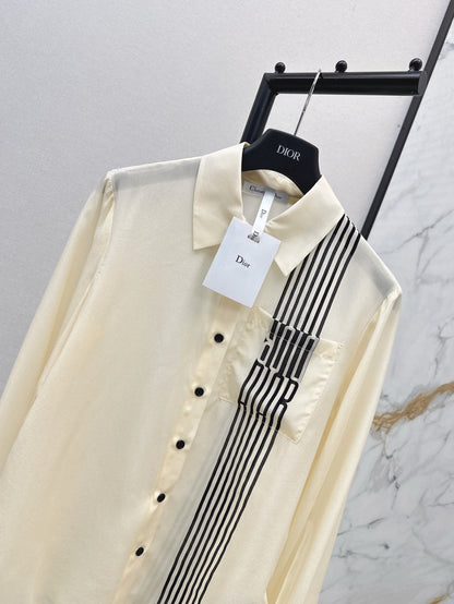 D 25ss miss silk shirt