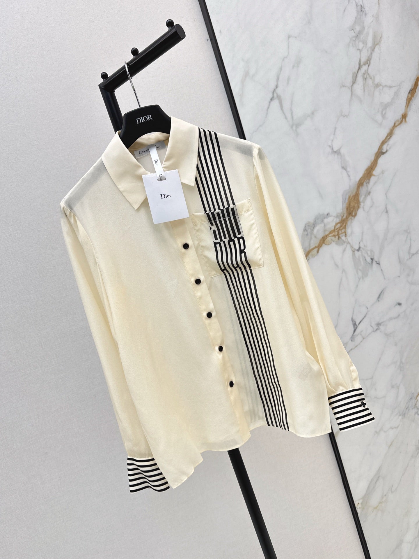 D 25ss miss silk shirt