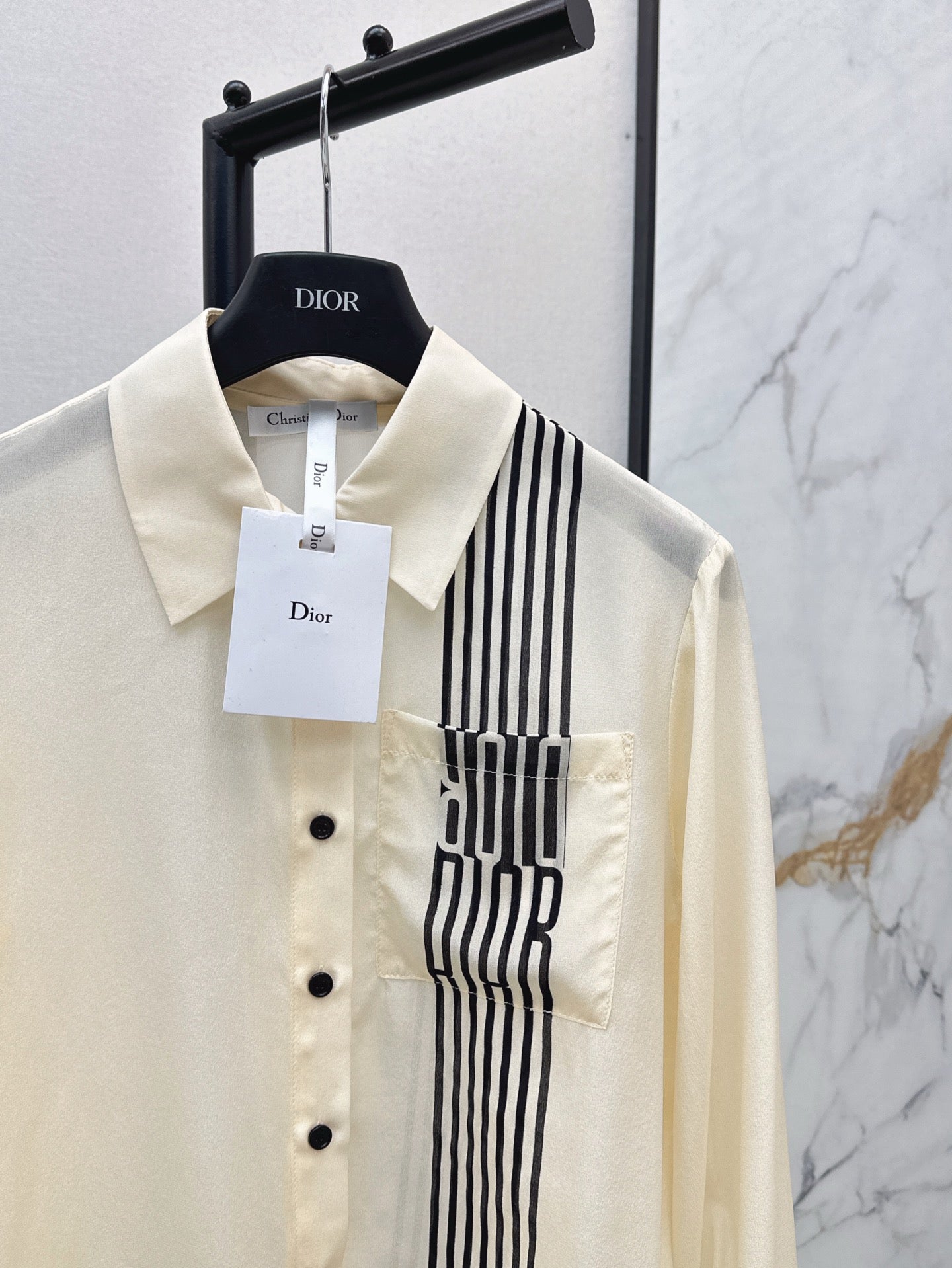 D 25ss miss silk shirt
