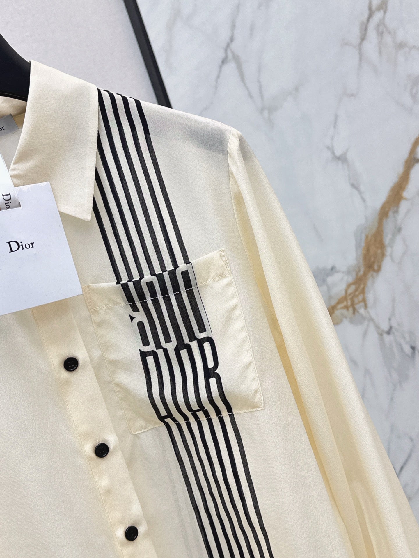 D 25ss miss silk shirt