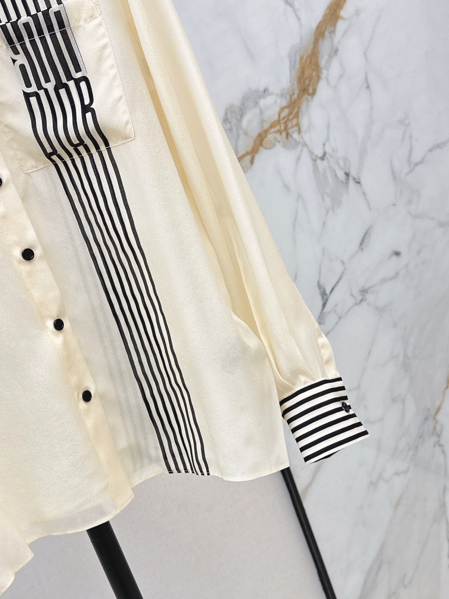 D 25ss miss silk shirt