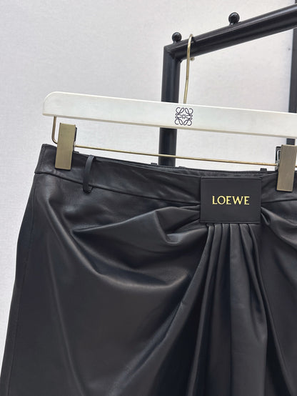 Loe 25ss leather skirt