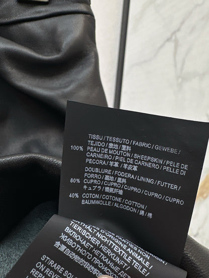 Loe 25ss leather skirt