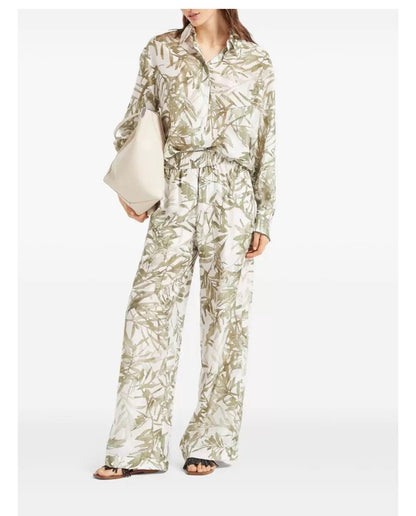 bru 25SS silk pants