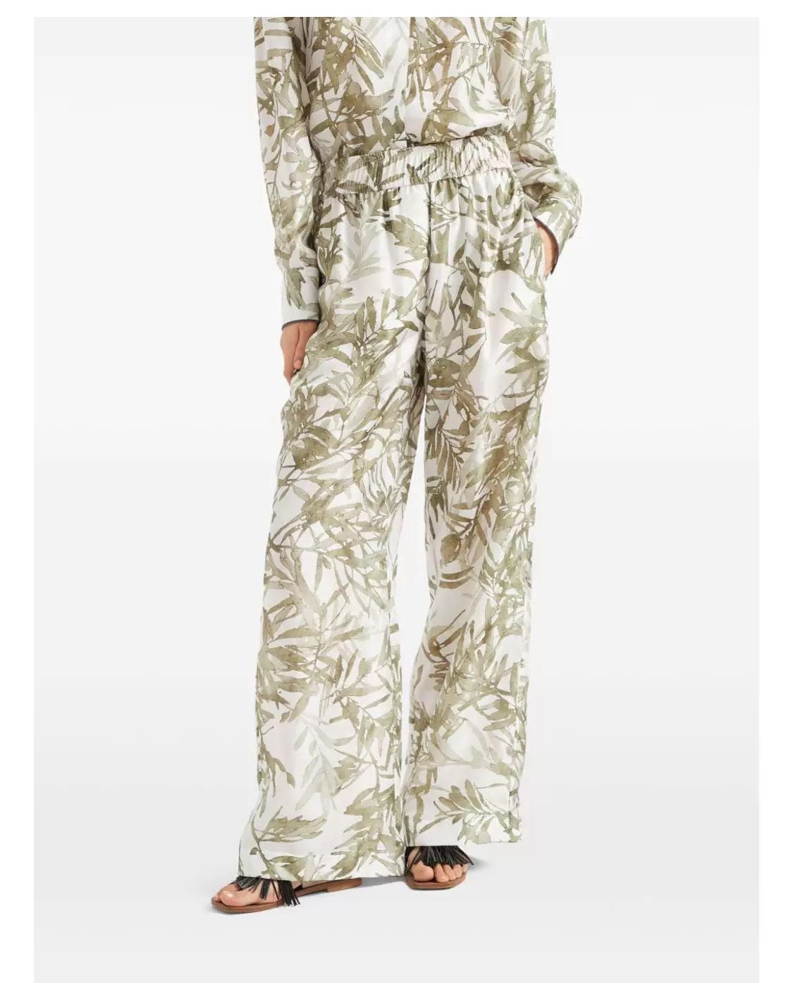 bru 25SS silk pants