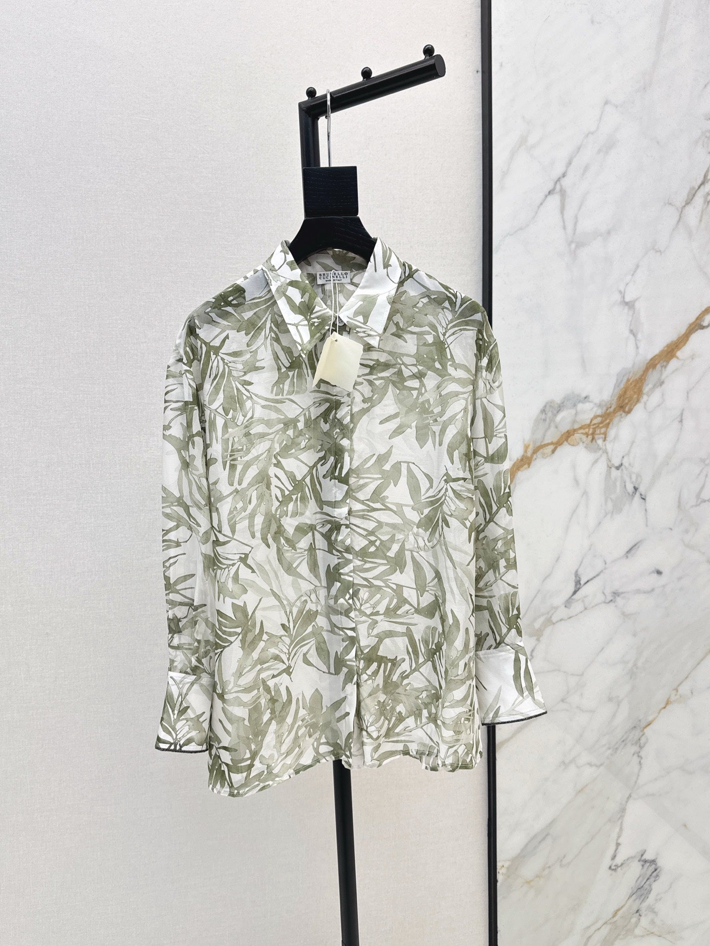 bru 25SS silk shirt