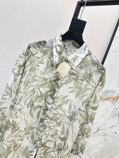 bru 25SS silk shirt