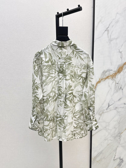 bru 25SS silk shirt