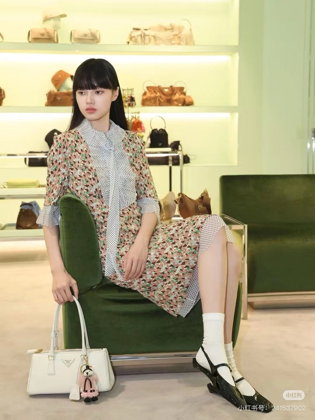p 25SS floral dress