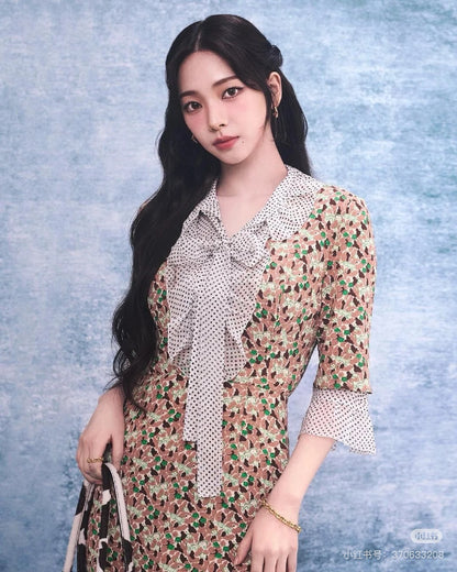 p 25SS floral dress