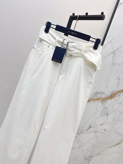 L 25ss belt jeans