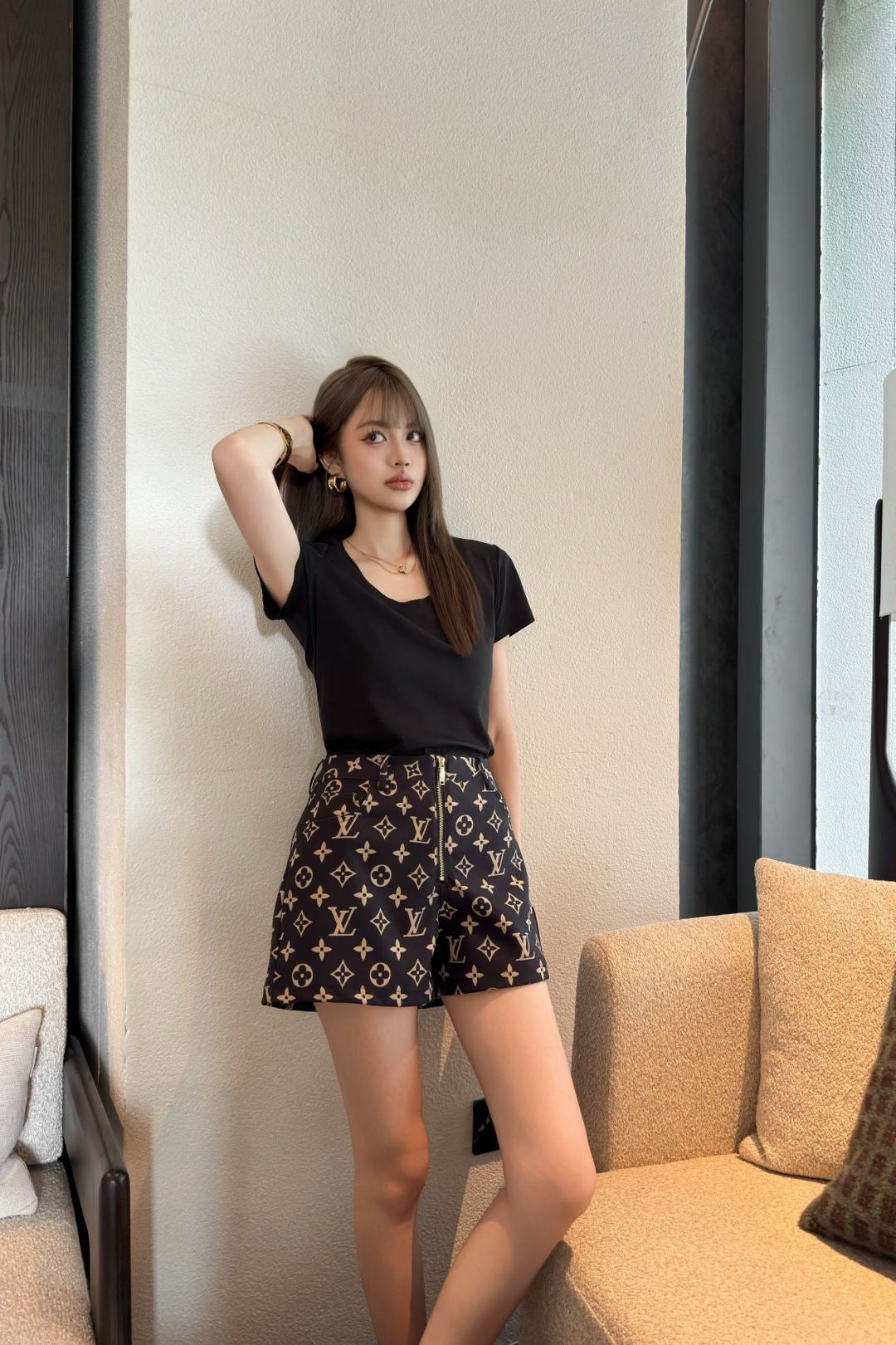 L 25ss monogram short