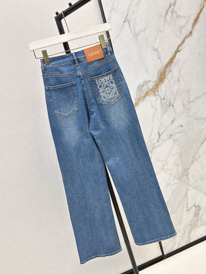 Lo 25ss embroidered jeans