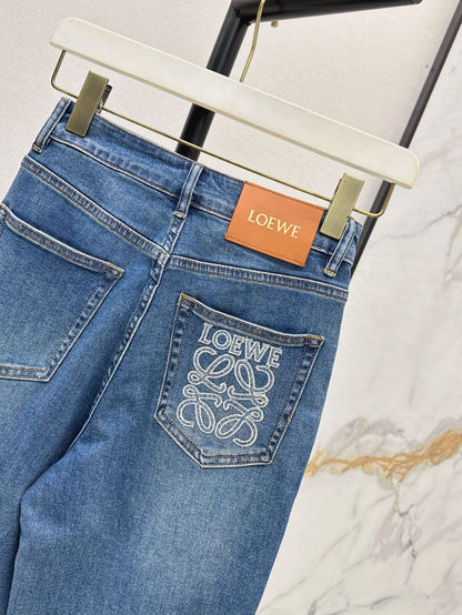 Lo 25ss embroidered jeans