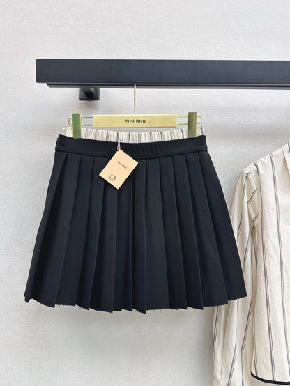 Mi 25ss shirt skirt set