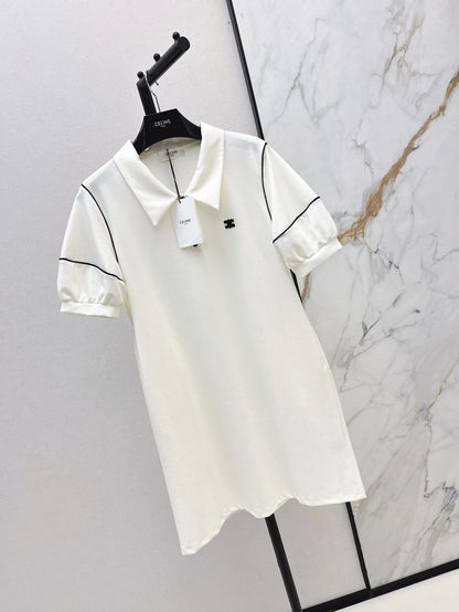 Ce 25ss embroidered dress