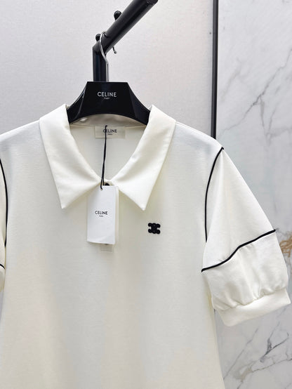Ce 25ss embroidered dress