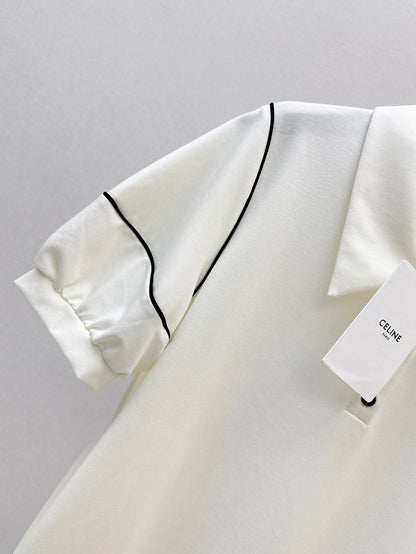 Ce 25ss embroidered dress