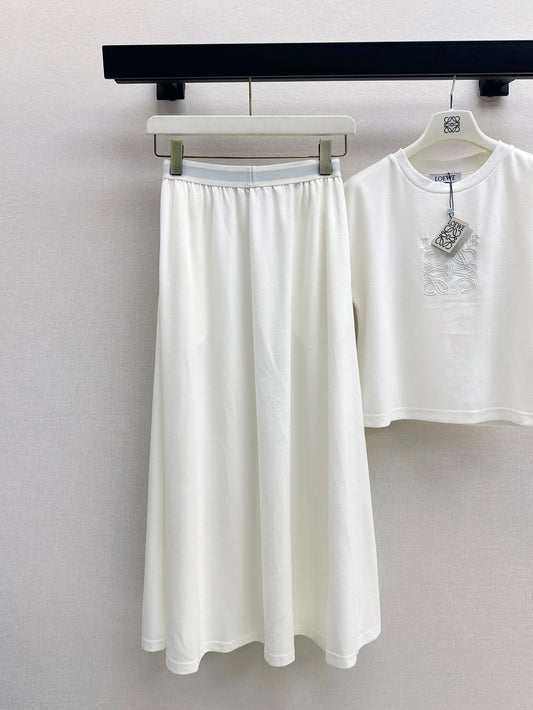 Lo 25ss tee skirt set