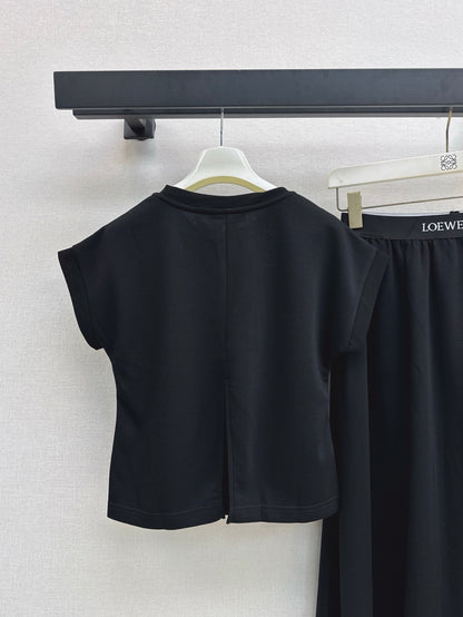 Lo 25ss tee skirt set