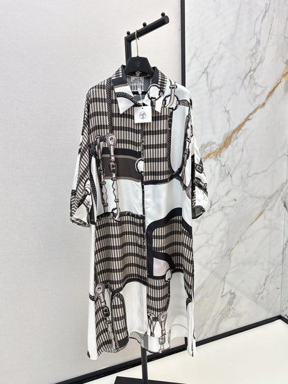 H 25ss silk dress
