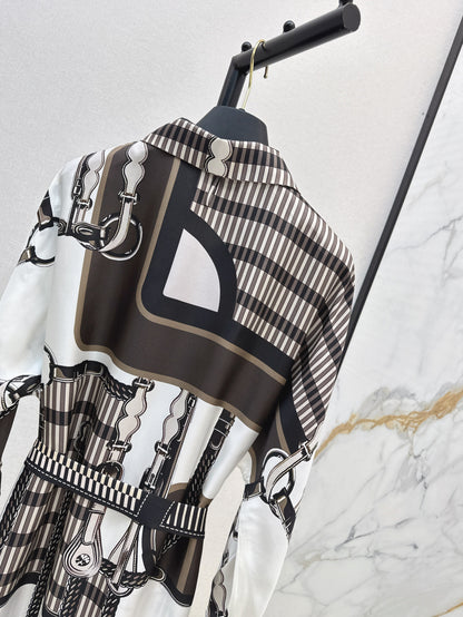 H 25ss silk dress