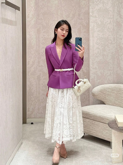 D 25ss lace skirt