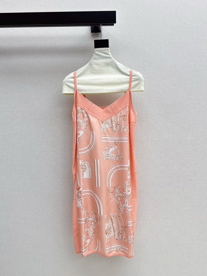 Herm 25ss silk slip dress