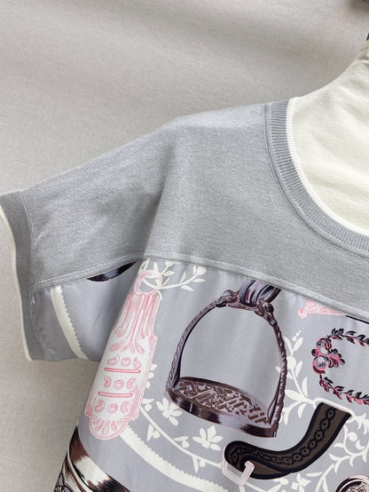 H 25ss knitted t-shirt