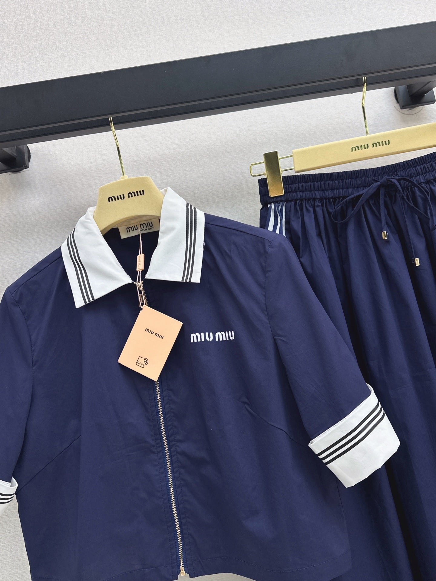 Miu 25ss jacket skirt set