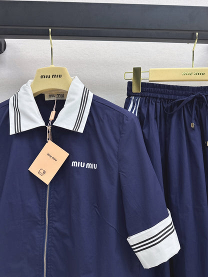 Miu 25ss jacket skirt set
