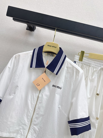 Miu 25ss jacket skirt set