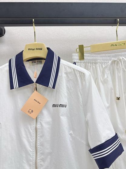 Miu 25ss jacket skirt set