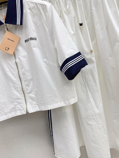 Miu 25ss jacket skirt set
