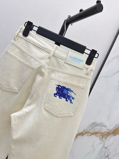 bur 25ss embroidered jeans