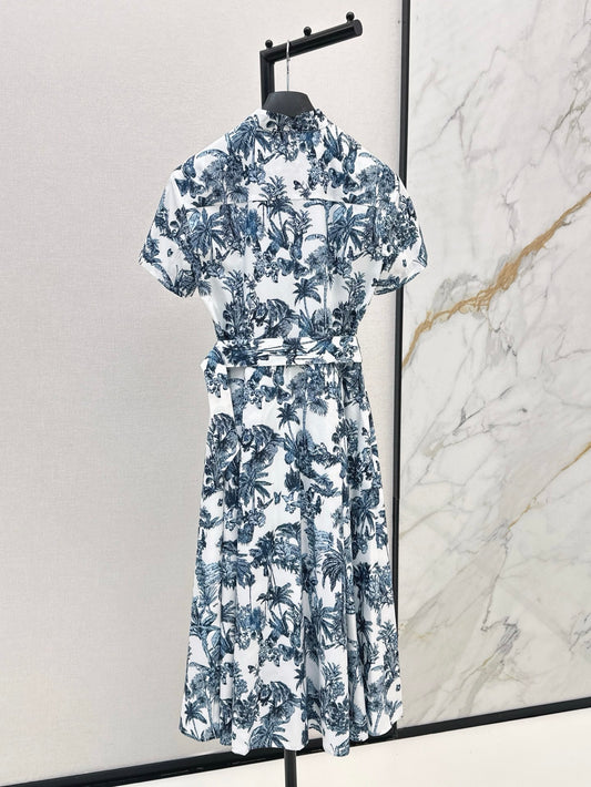 Dio 25ss print dress
