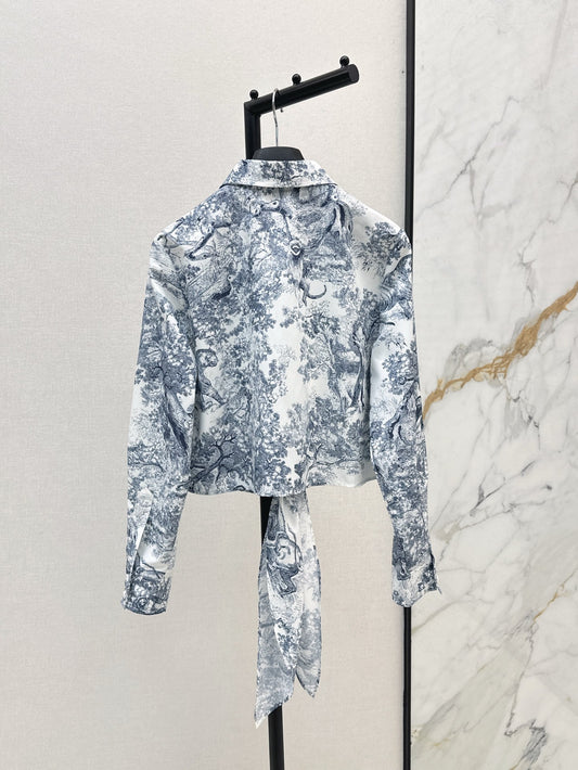 D 25ss print shirt