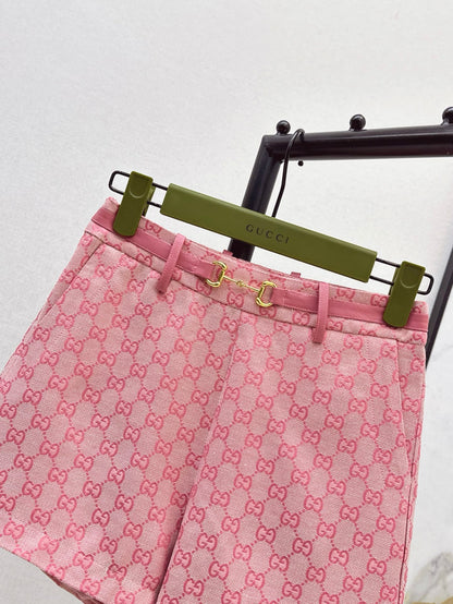 G 25ss jacquard short