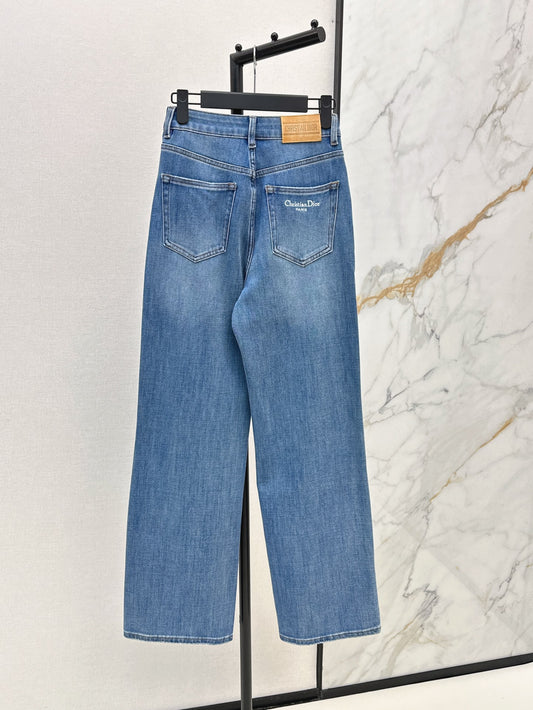 D 25ss embroidered jeans