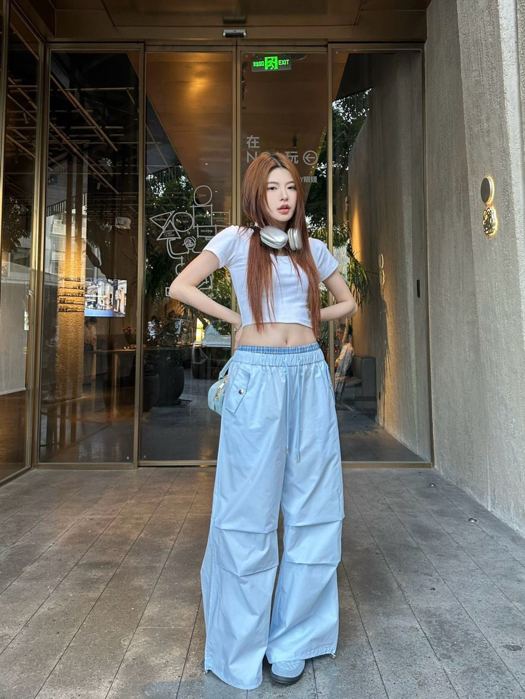 Mi 25ss wide-leg pants