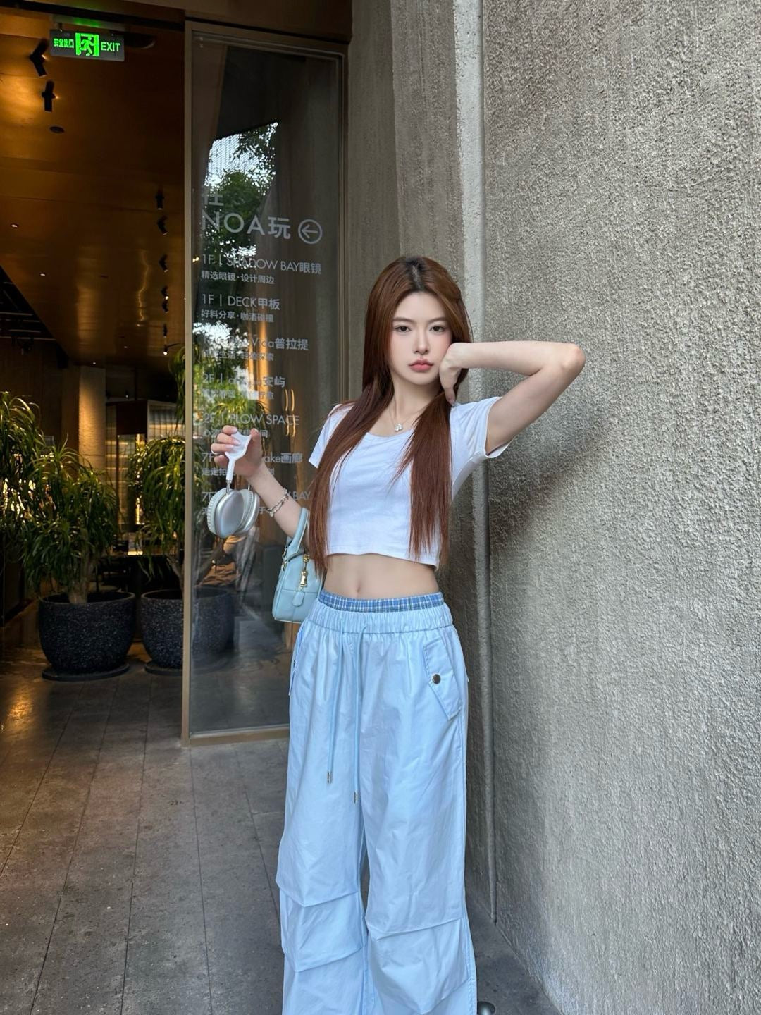 Mi 25ss wide-leg pants