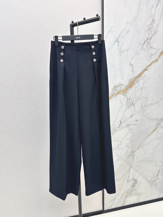 Di 25ss buttons suit pants