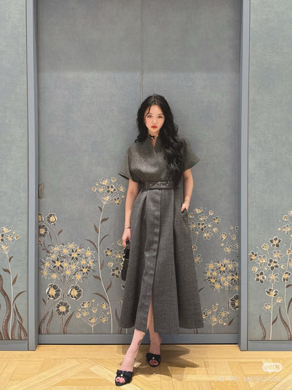 CD 25SS Drop shoulder dress