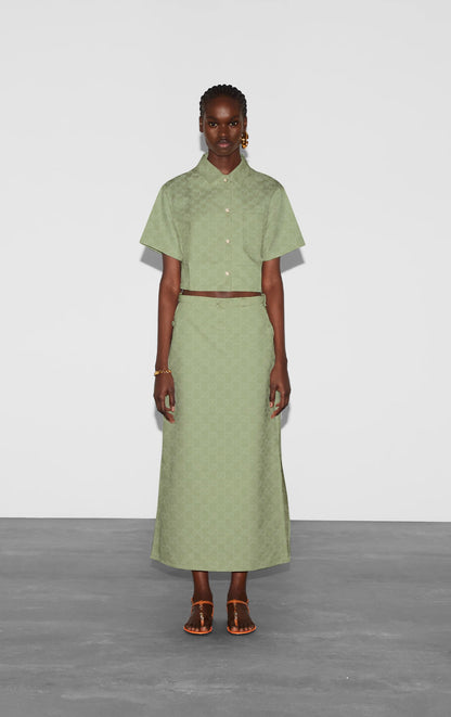 G 25SS jacquard skirt