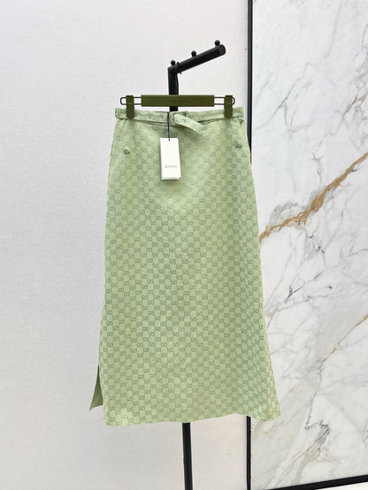 G 25SS jacquard skirt