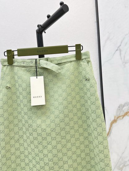 G 25SS jacquard skirt