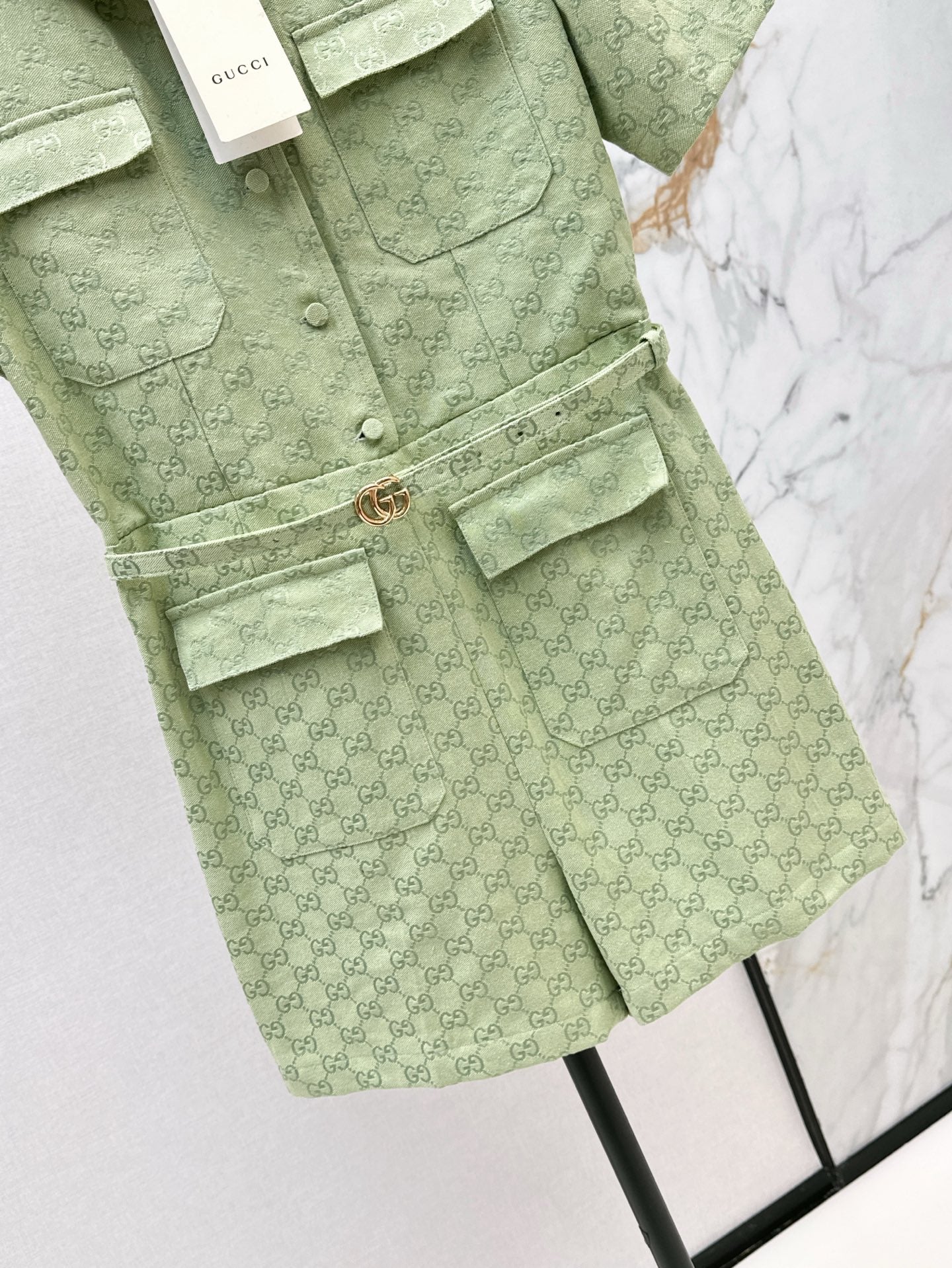 G 25SS jacquard jumpsuit
