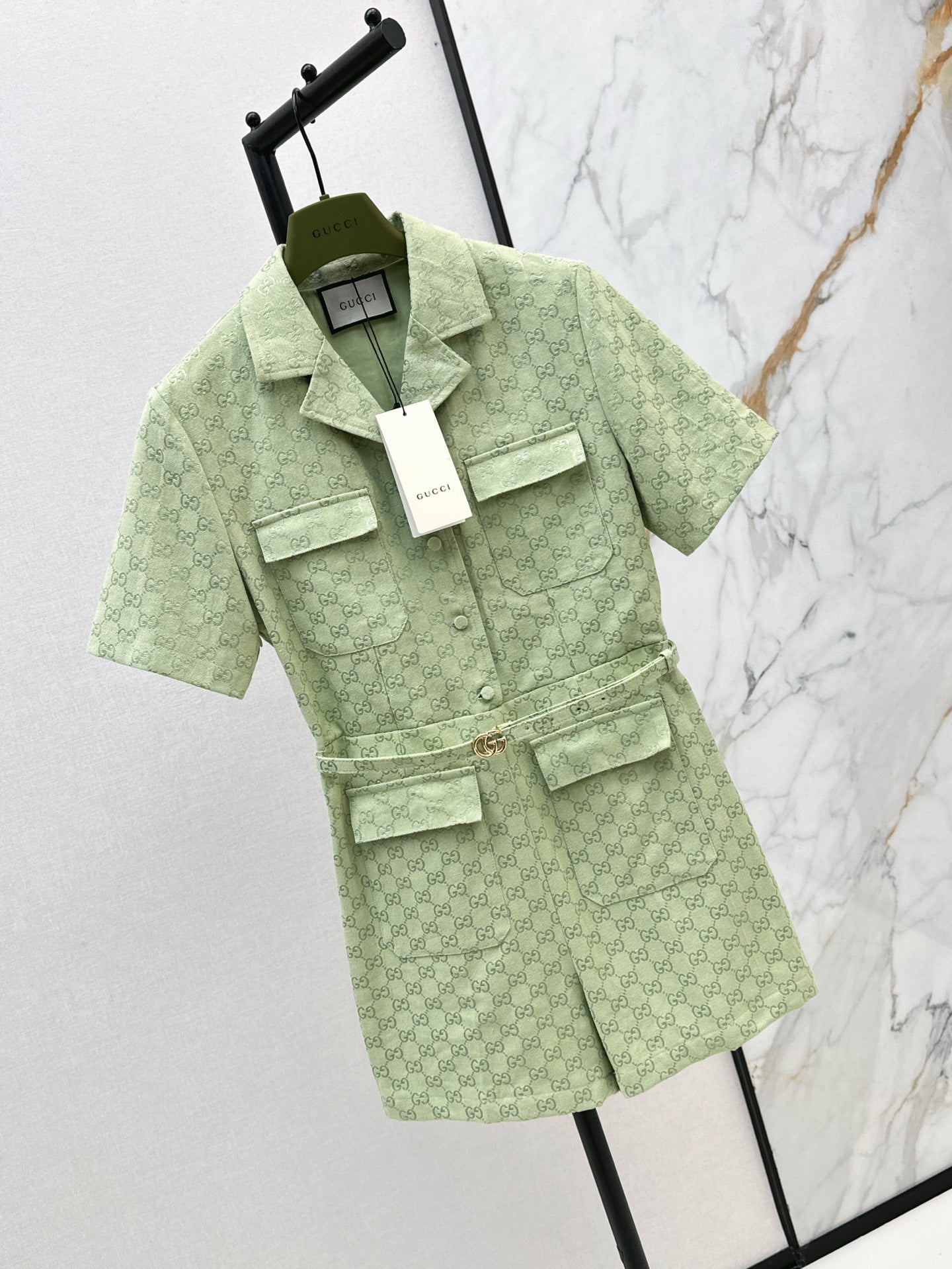 G 25SS jacquard jumpsuit